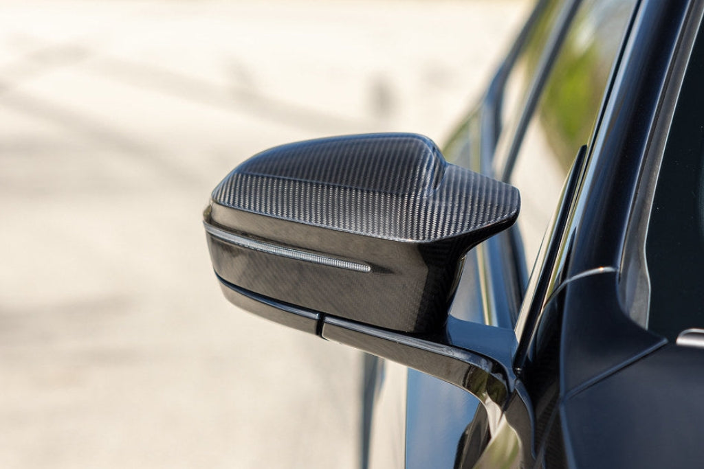 TRE G90 M5 / G60 i5 M60 Carbon Mirror Cover Set-Exterior-Silicon Valley Bimmer