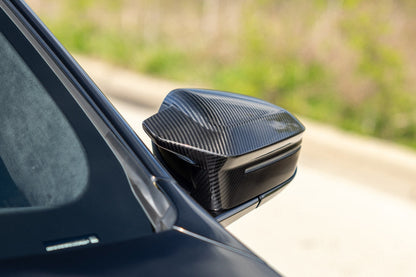 TRE G90 M5 / G60 i5 M60 Carbon Mirror Cover Set-Exterior-Silicon Valley Bimmer