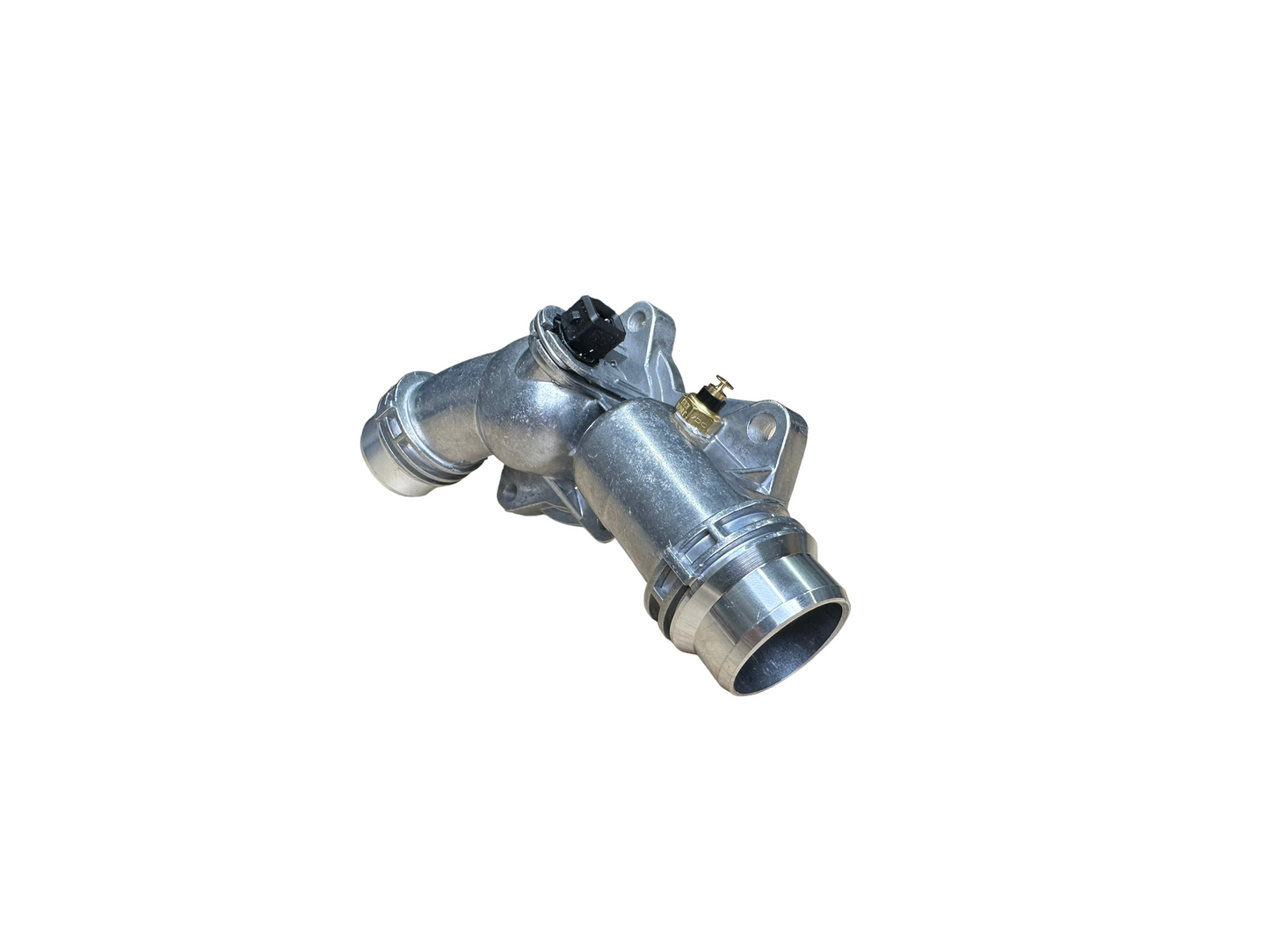 Tapped M52TU/M54 Aluminum Thermostat Housing with Coolant Sensor-Performance-Silicon Valley Bimmer