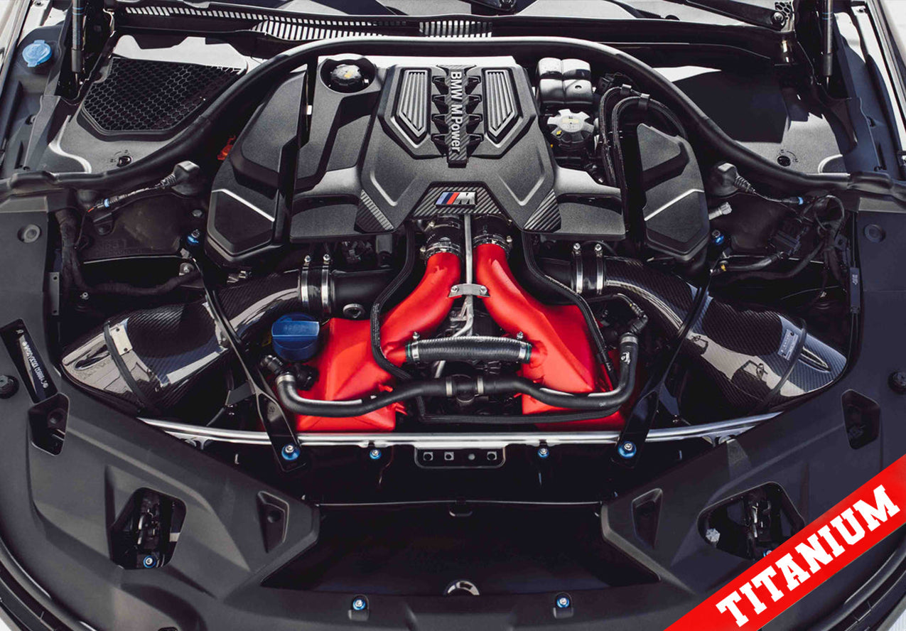 Titanium BMW 2018+ M5/M8 Dress Up Hardware Kit (F90/F91/F92/F93)-Exterior-Silicon Valley Bimmer