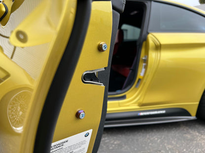 Titanium BMW Door Lock Billet Dress Up Hardware-Interior-Silicon Valley Bimmer