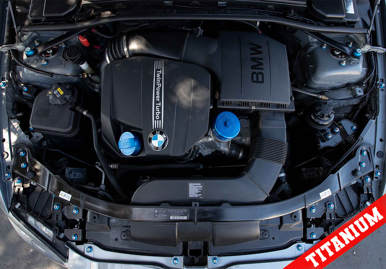 Titanium BMW E9x 2007-2013 Dress Up Hardware Kit (3 Series/M3)-Exterior-Silicon Valley Bimmer