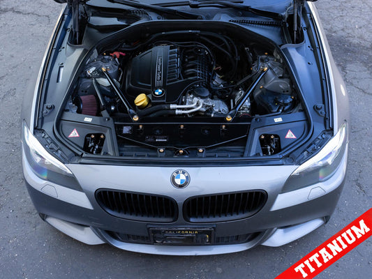 Titanium BMW F10 2010-2016 Billet Dress Up Hardware Kit (5 Series/M5)-Exterior-Silicon Valley Bimmer