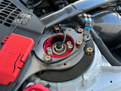 Titanium BMW F8x Aluminum Strut Brace Dress Up Hardware Kit (F80/F81/F82/F83/F87)-Exterior-Silicon Valley Bimmer