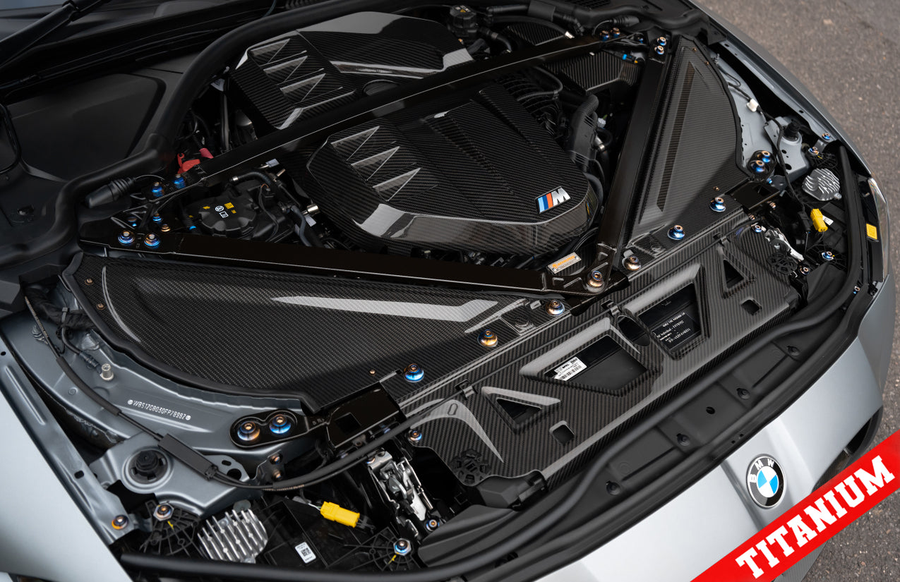 Titanium BMW G8x 2020+ Deluxe Billet Dress Up Hardware Kit (M3/M4)-Exterior-Silicon Valley Bimmer