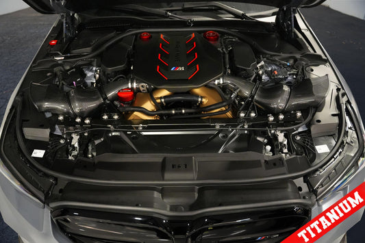 Titanium BMW G9x 2024+ Deluxe Billet Dress Up Hardware Kit (M5)-Exterior-Silicon Valley Bimmer