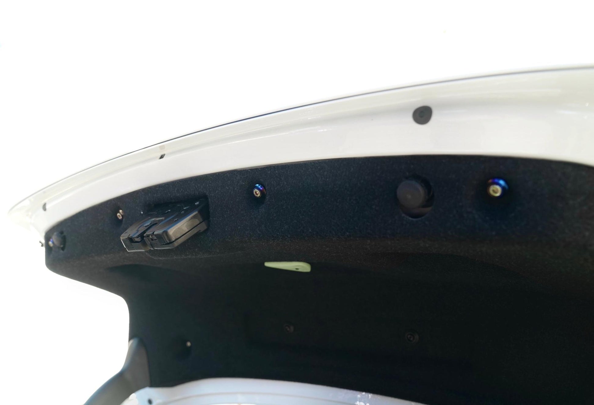 Titanium BMW Trunk Liner Billet Dress Up Hardware Kit-Interior-Silicon Valley Bimmer