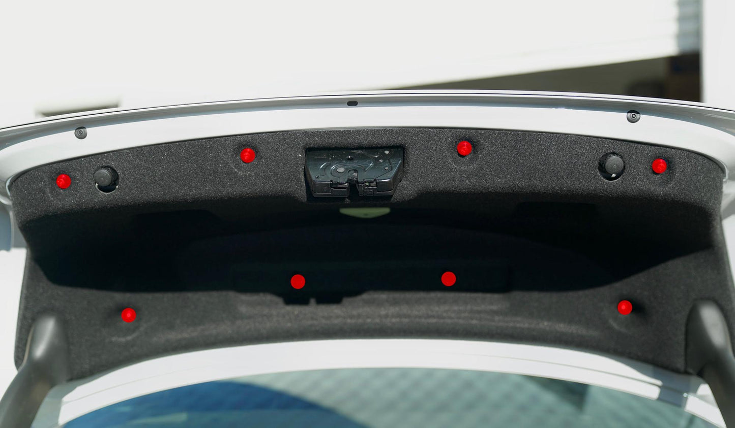 Titanium BMW Trunk Liner Billet Dress Up Hardware Kit-Interior-Silicon Valley Bimmer