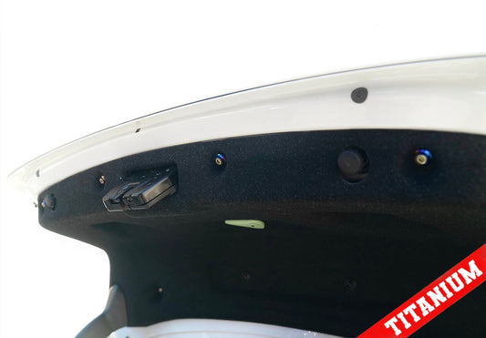 Titanium BMW Trunk Liner Billet Dress Up Hardware Kit-Interior-Silicon Valley Bimmer