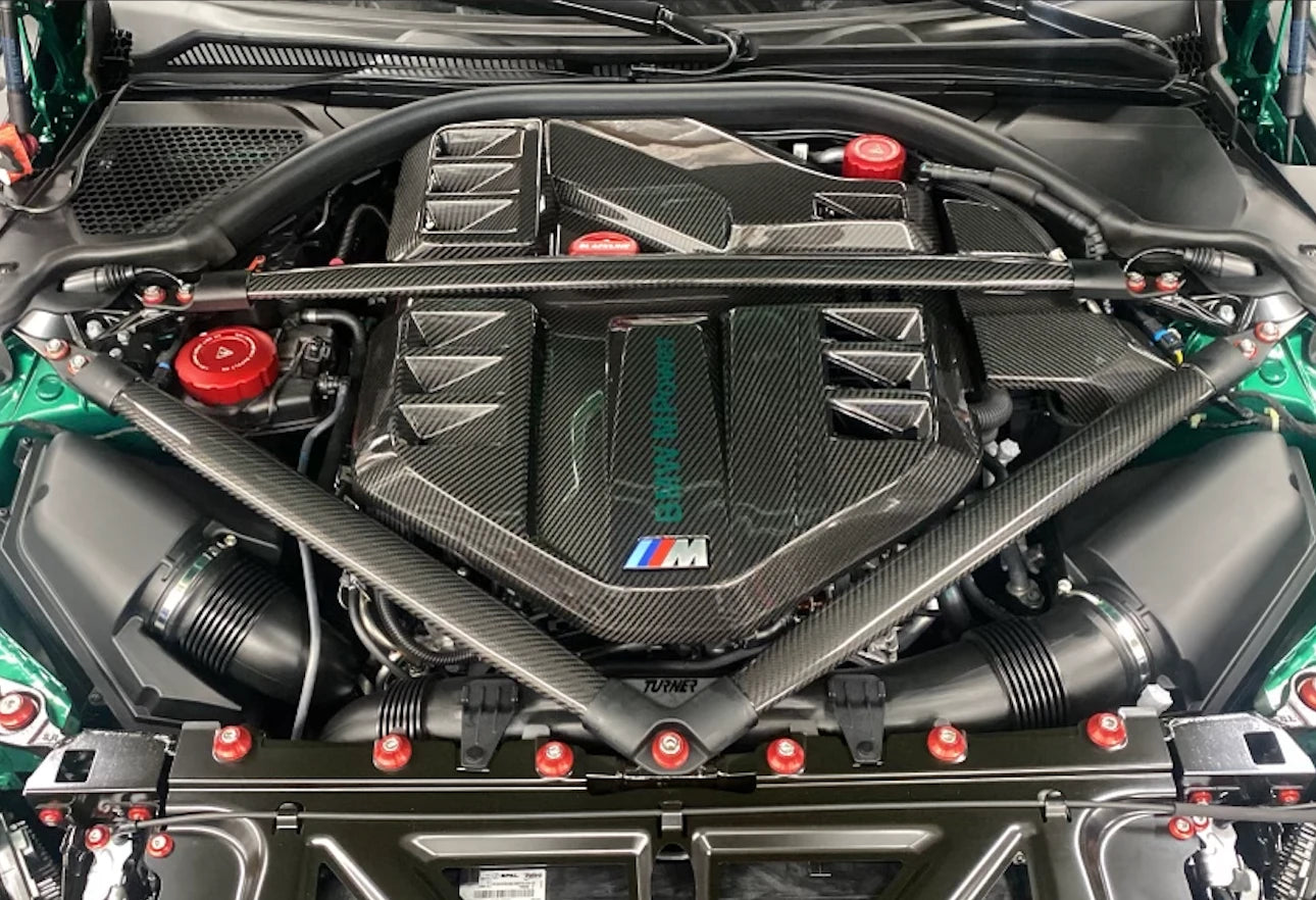 Turner Carbon Fiber Strut Brace - G80/G82 M3/M4-Suspension-Silicon Valley Bimmer