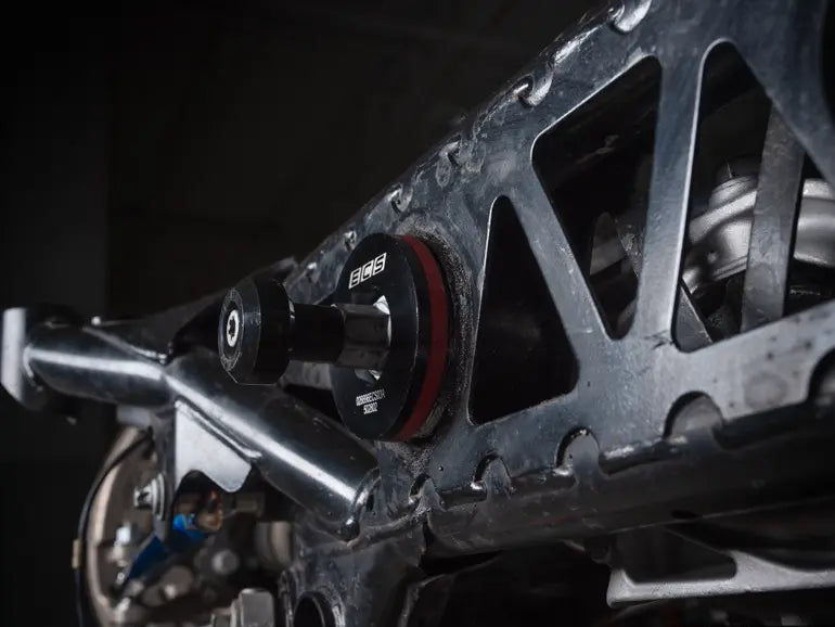 Turner Dual-Mount Differential Plate - With ECS Poly Diff Bushings-Drivetrain-Silicon Valley Bimmer