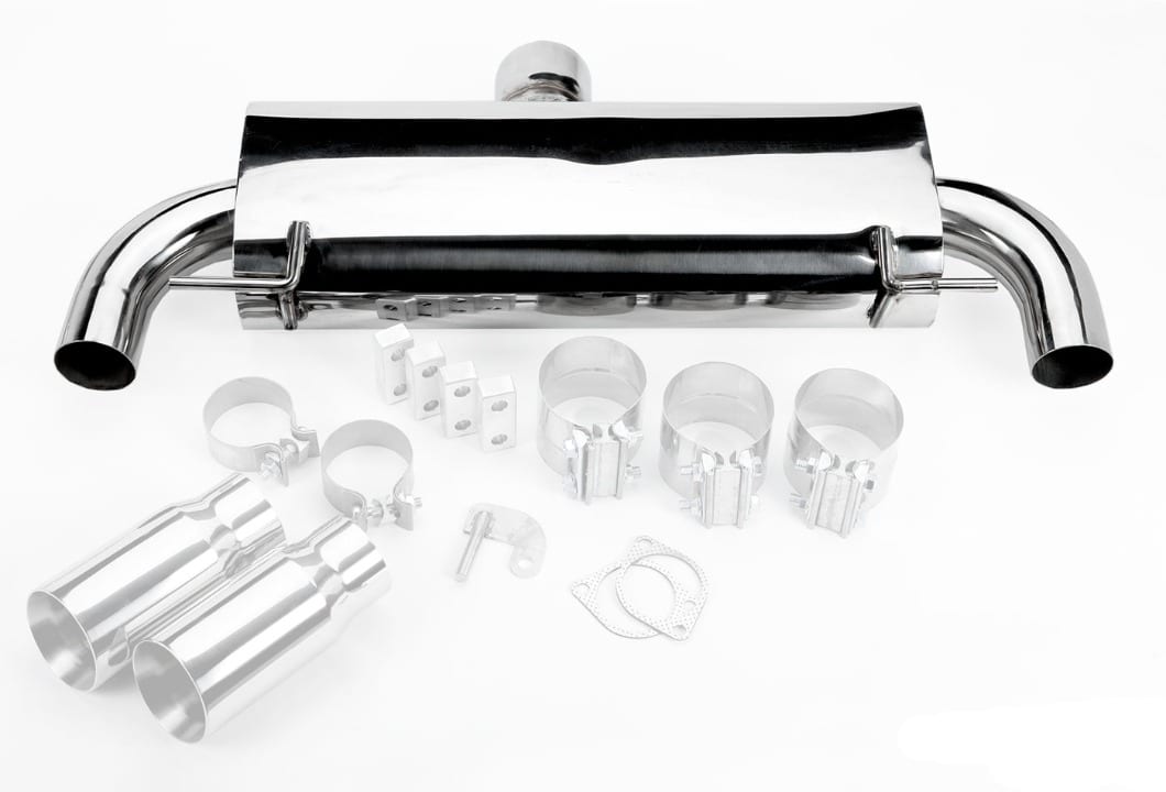 VRSF E90/E92 N54 & N55 Street Muffler for VRSF 3.5" Exhaust-Exhaust-Silicon Valley Bimmer