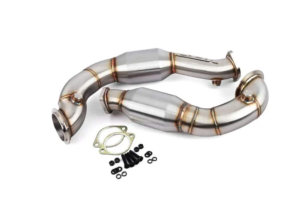 VRSF N54 3" Cast Stainless Steel Downpipe Upgrade 2007 – 2010 BMW 335i / 2008 – 2012 BMW 135i-Exhaust-Silicon Valley Bimmer