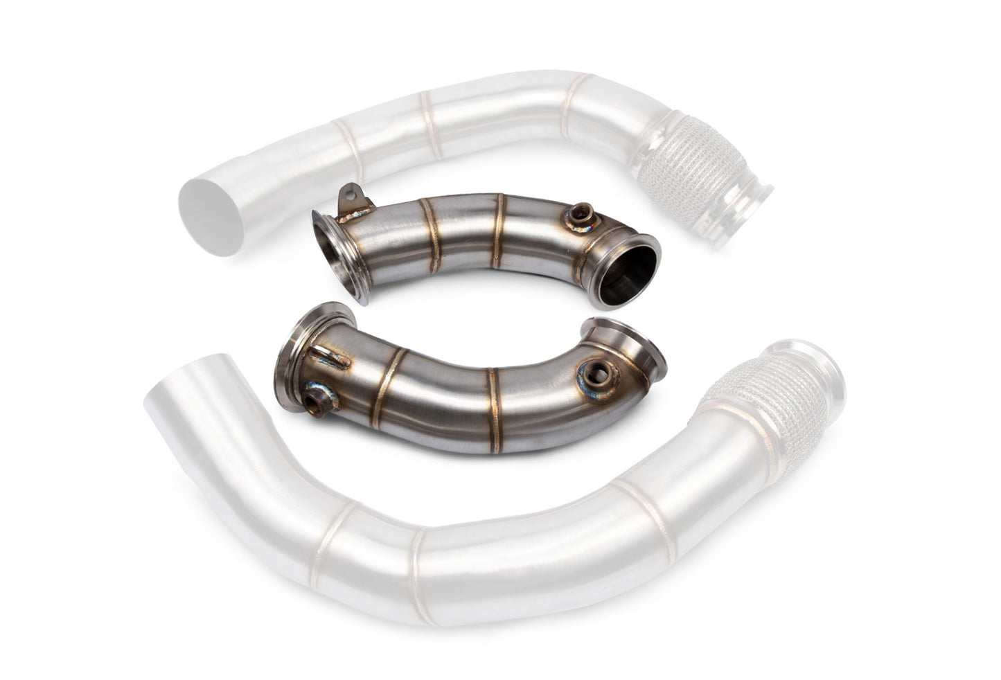 VRSF Racing Downpipes S63R 2018 – 2023 BMW M5 & M8 F90 F91 F92 F93 – 10152050, 10152055 & 10152060-Exhaust-Silicon Valley Bimmer