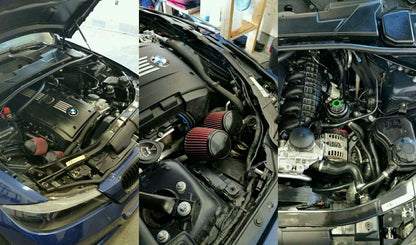 VRSF Relocated Silicone High Flow Inlet Intake Kit N54 07-10 BMW 135i/335i-Performance-Silicon Valley Bimmer
