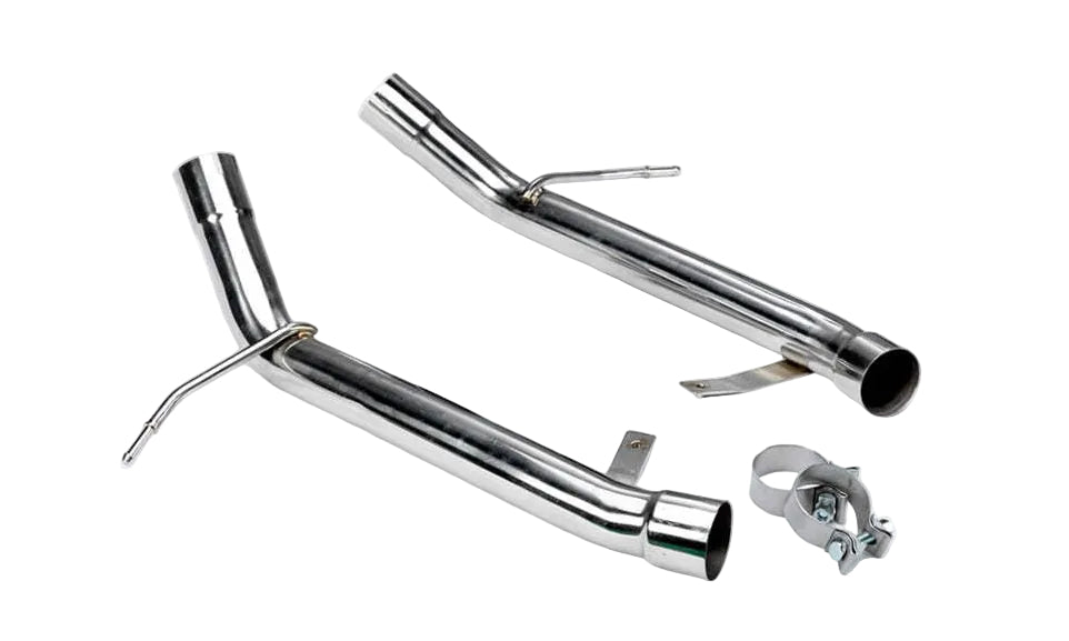 VRSF Stainless Steel Muffler Delete for 07-13 BMW 335i/335xi/335is E90/E91/E92/E93 N54 & N55-Exhaust-Silicon Valley Bimmer