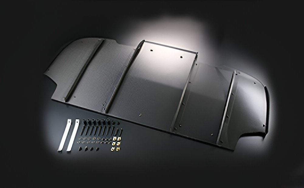 Varis Carbon Rear Diffuser System-1 for E46 BMW M3 [VAB-4608]-Exterior-Silicon Valley Bimmer