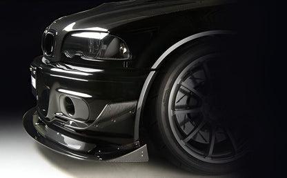 Varis Circuit Ver. Front Lip Extension (for Varis front bumper) for E46 BMW M3-Exterior-Silicon Valley Bimmer