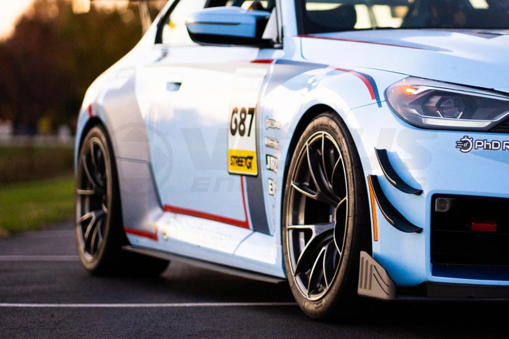 Verus Engineering G87 M2 Carbon Front Splitter Endplate Set-Exterior-Silicon Valley Bimmer