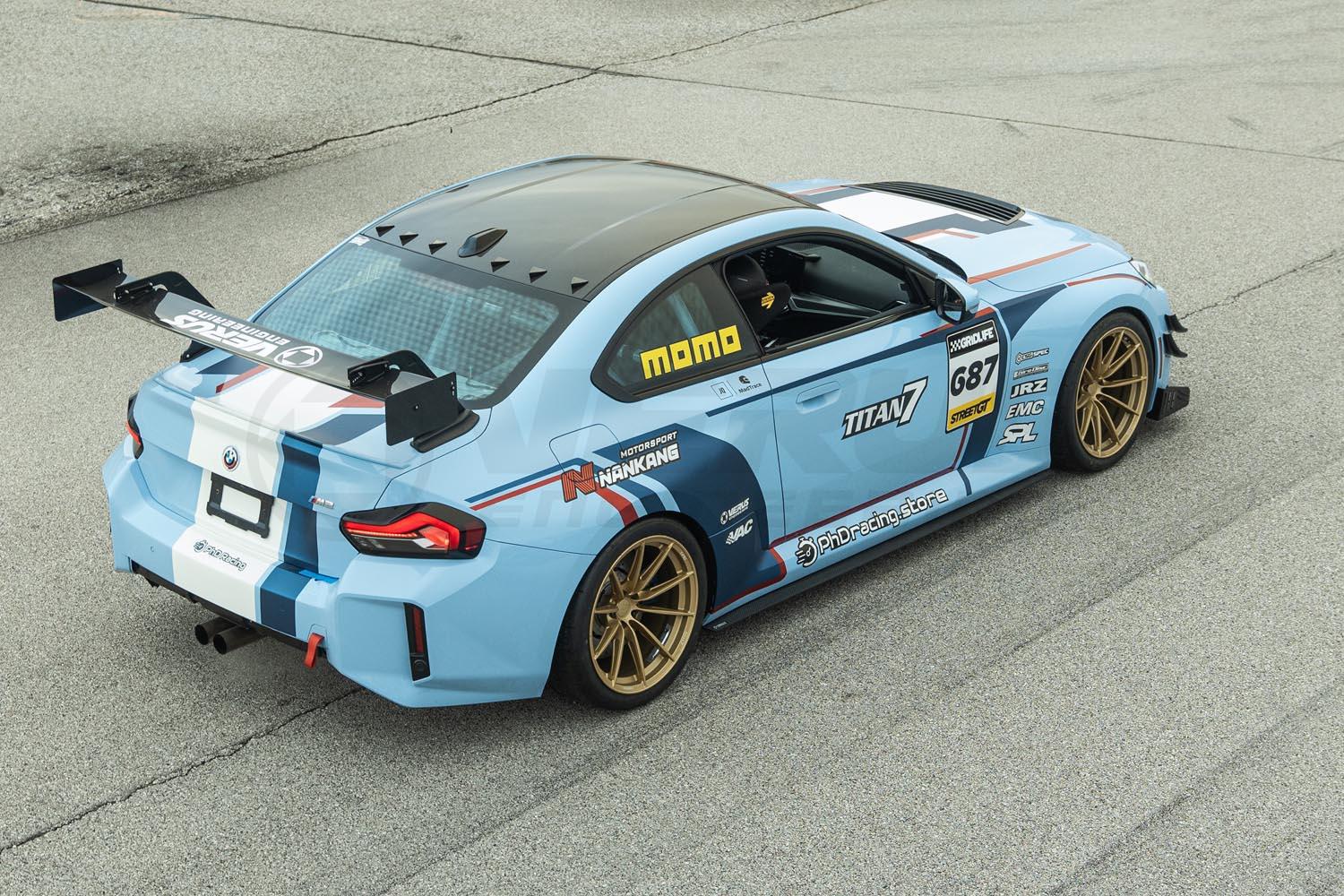 Verus Engineering G87 M2 Carbon Polyweave Side Splitter Kit-Exterior-Silicon Valley Bimmer