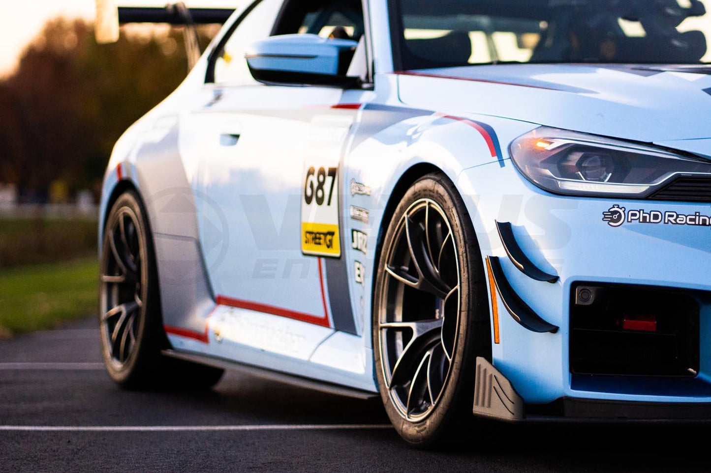 Verus Engineering G87 M2 Carbon Polyweave Side Splitter Kit-Exterior-Silicon Valley Bimmer