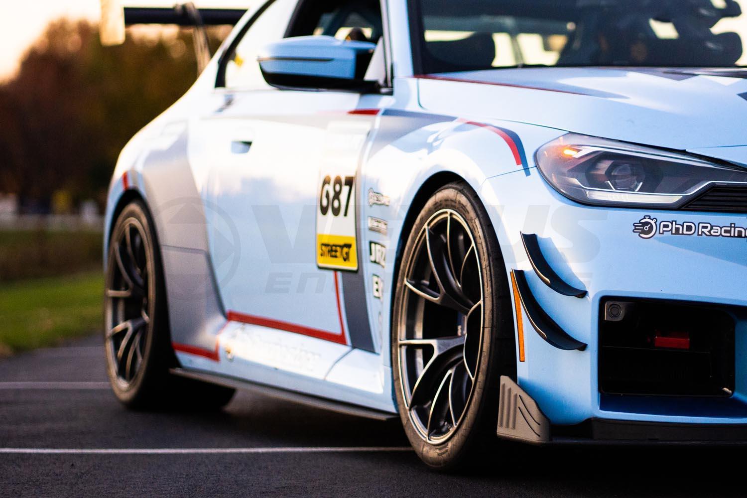 Verus Engineering G87 M2 Carbon Polyweave Side Splitter Kit-Exterior-Silicon Valley Bimmer