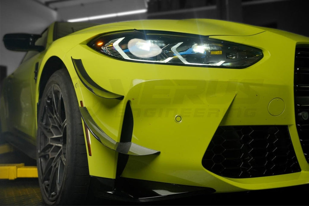 Verus Engineering G8X M3 / M4 Carbon Dual Dive Plane Canard Kit-Exterior-Silicon Valley Bimmer