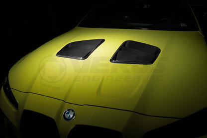 Verus Engineering G8X M3 / M4 Carbon Hood Louver Vent Set-Exterior-Silicon Valley Bimmer