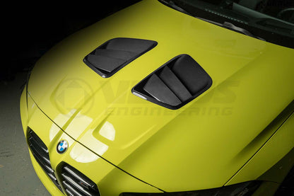 Verus Engineering G8X M3 / M4 Carbon Hood Louver Vent Set-Exterior-Silicon Valley Bimmer
