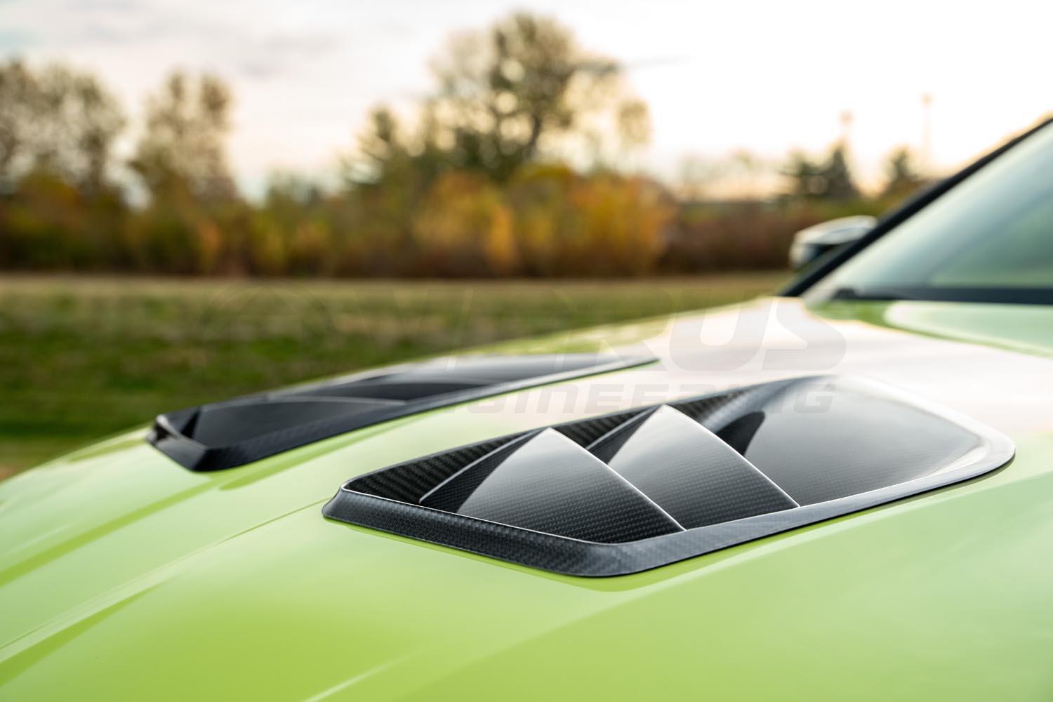 Verus Engineering G8X M3 / M4 Carbon Hood Louver Vent Set-Exterior-Silicon Valley Bimmer