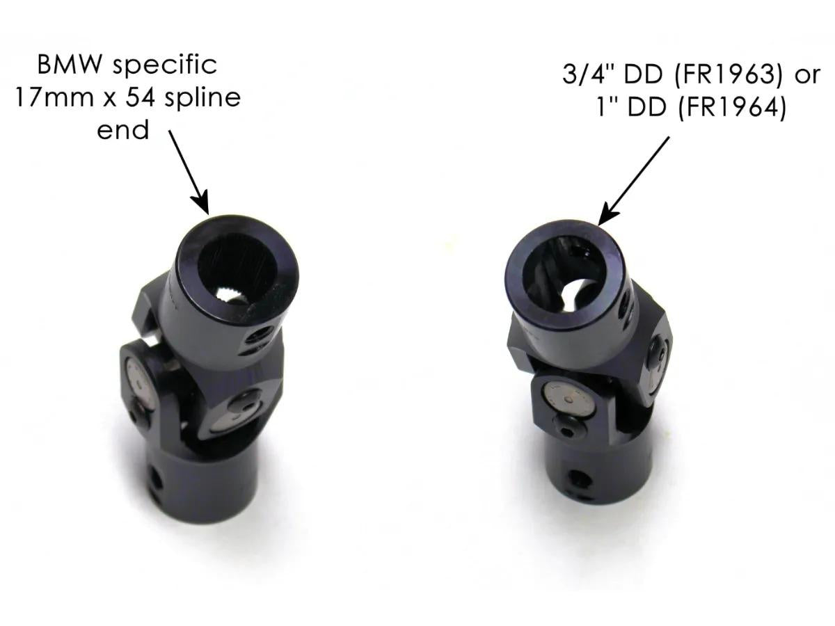 Vorshlag BMW 17mm-54spline x 3/4 or 1" DD Competition Steering U-Joint-Performance-Silicon Valley Bimmer