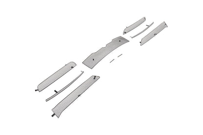 Zunsport Porsche Carrera 992.2 Front Lower Grille Set