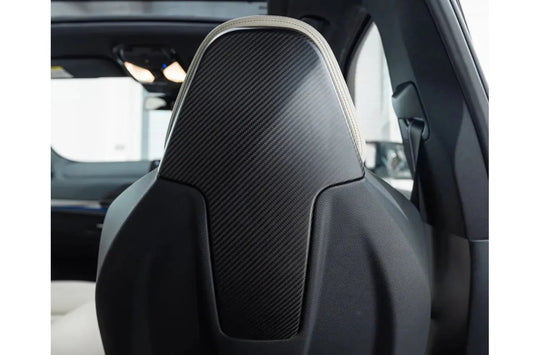 BMW 2 Series G42, M3 G80, M4 G82, M2 G87 Pre-Preg Matte Carbon Fiber Seat Back Cover by TRE (2018+)