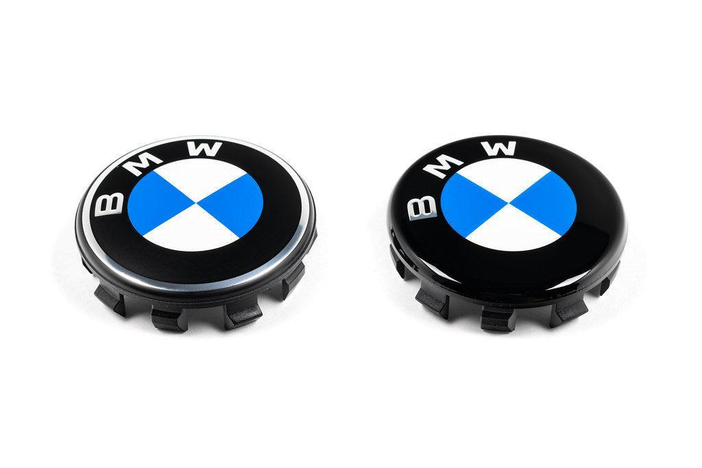 IND Gloss Black Wheel Center Cap Set – 56mm (Next Dark Design)-Wheels-Silicon Valley Bimmer