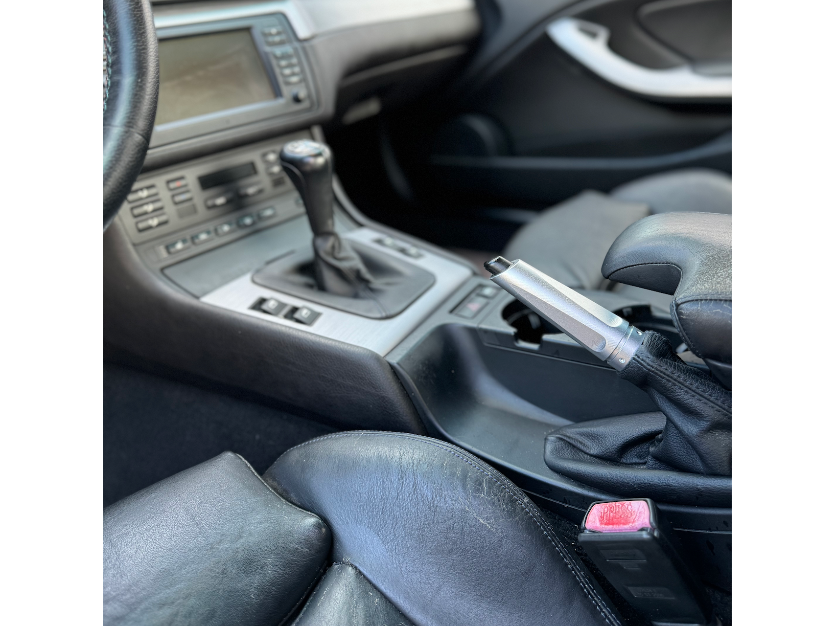 Aluminum Emergency Brake Handle for BMW-Interior-Silicon Valley Bimmer