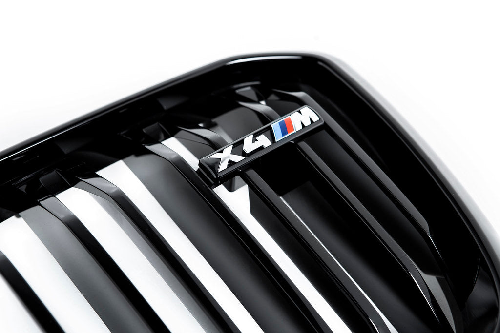 BMW F98 X4M LCI Shadowline Front Grille Set