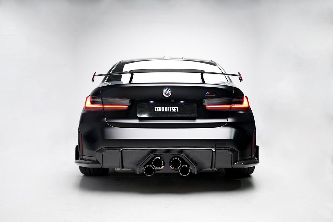BMW G80 M3/G82 M4 | M-Performance Diffuser | Single Mid Pipe Valvetronic Catback