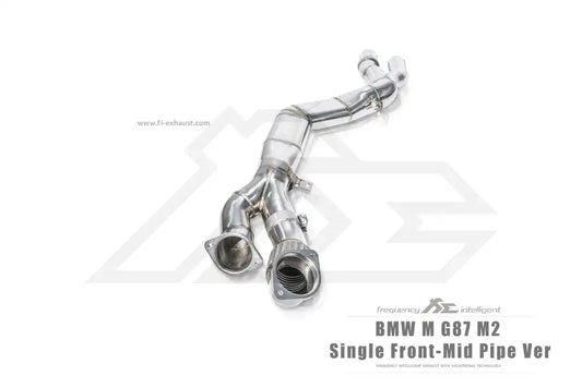 BMW G87 M2 Single Front Mid Pipe Valvetronic Catback Exhaust