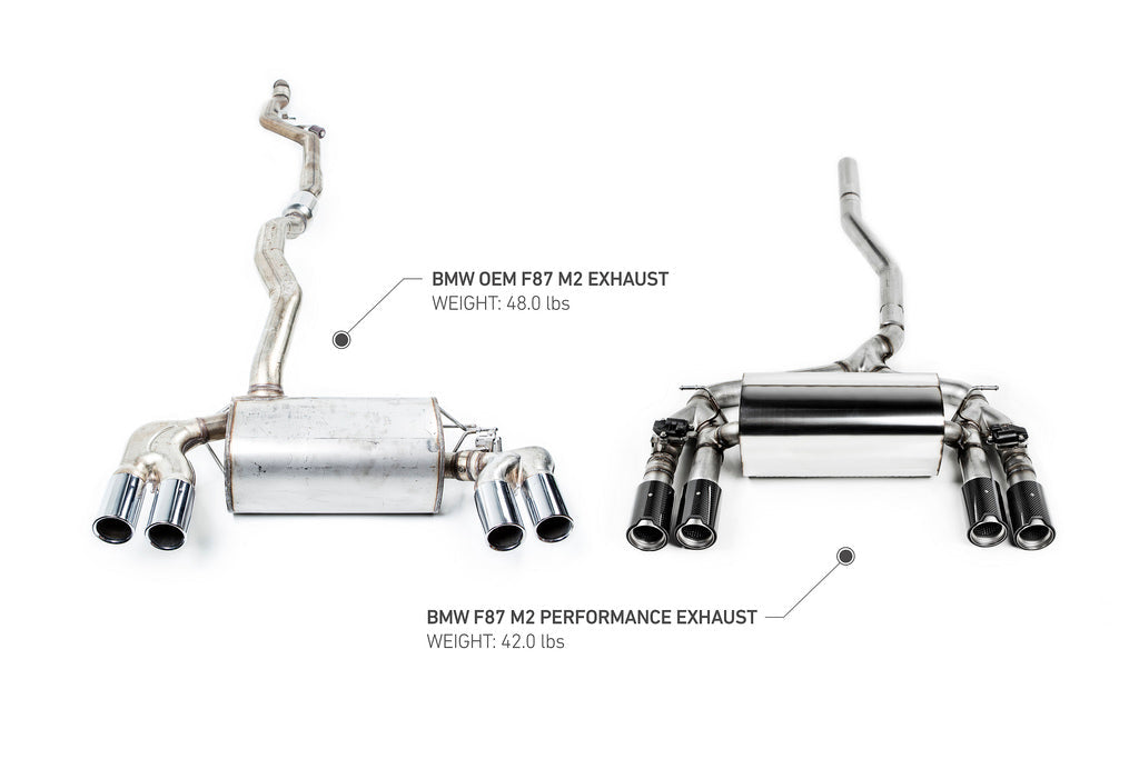 BMW M Performance F87 M2 Performance Exhaust + Bluetooth Valve Control