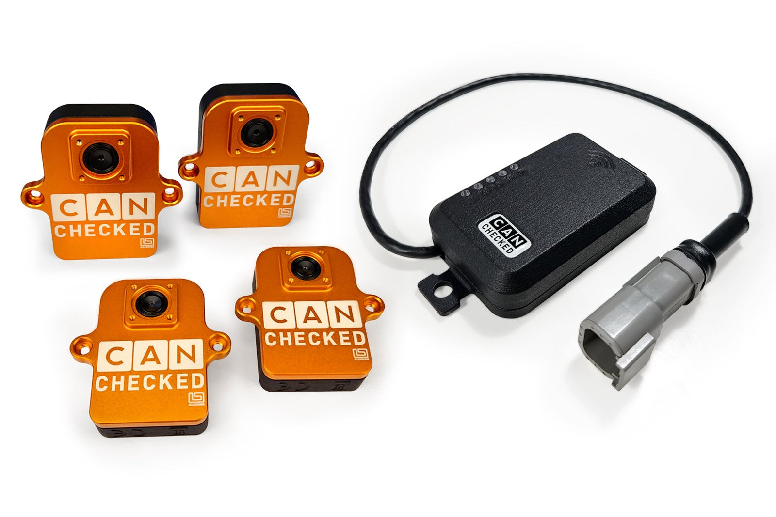 CANchecked BMU04 Brake Temperature Monitoring Set - Wireless and Charging Box