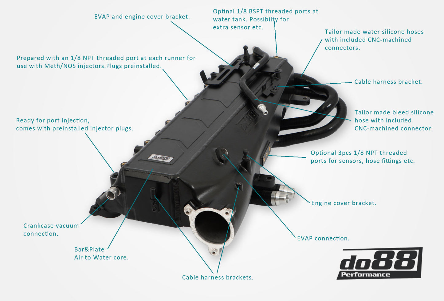 do88 Charge Cooler Manifold, BMW F-Serie (B58)-Performance-Silicon Valley Bimmer