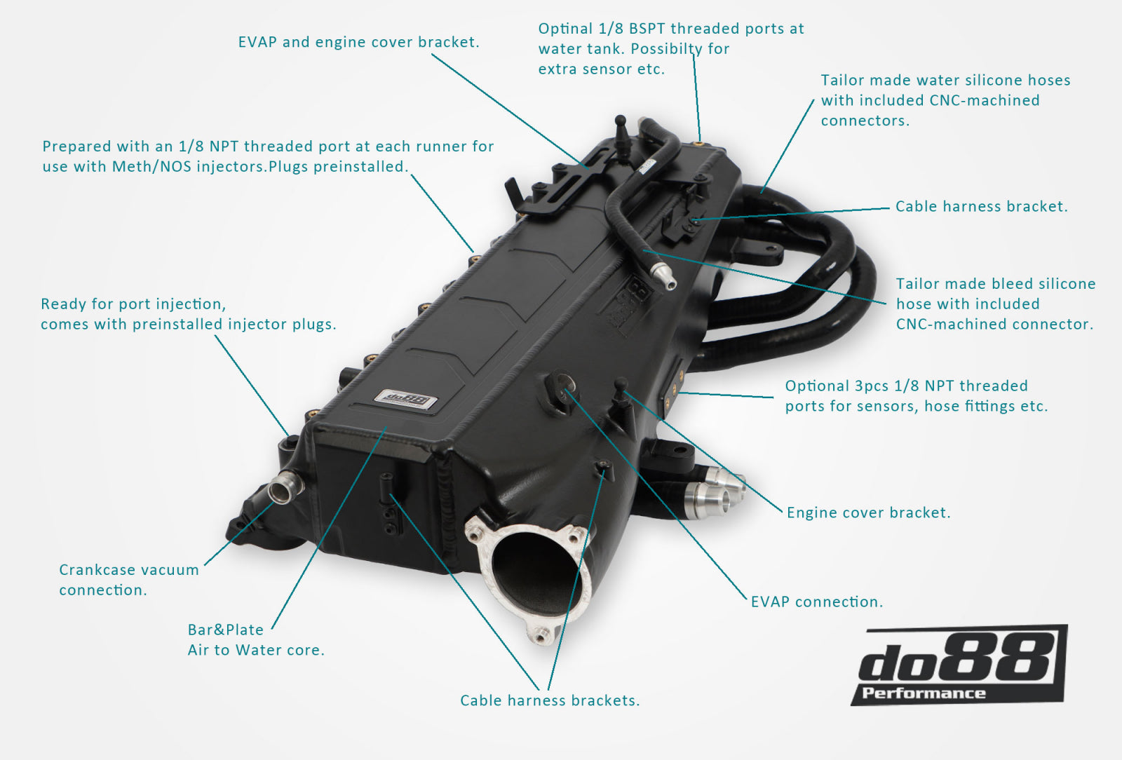 do88 Charge Cooler Manifold, BMW F-Serie (B58)-Performance-Silicon Valley Bimmer