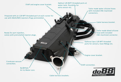 do88 Charge Cooler Manifold, BMW F-Serie (B58)-Performance-Silicon Valley Bimmer