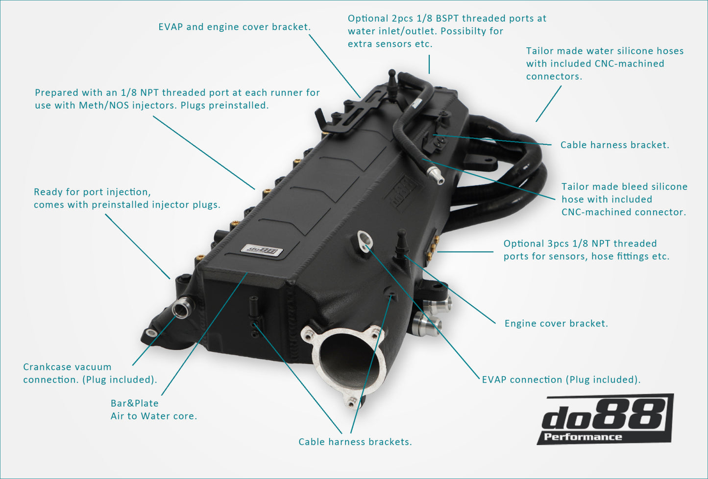 do88 Charge Cooler Manifold MERA, BMW F-Serie (B58)-Performance-Silicon Valley Bimmer