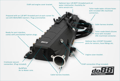 do88 Charge Cooler Manifold MERA, BMW F-Serie (B58)-Performance-Silicon Valley Bimmer