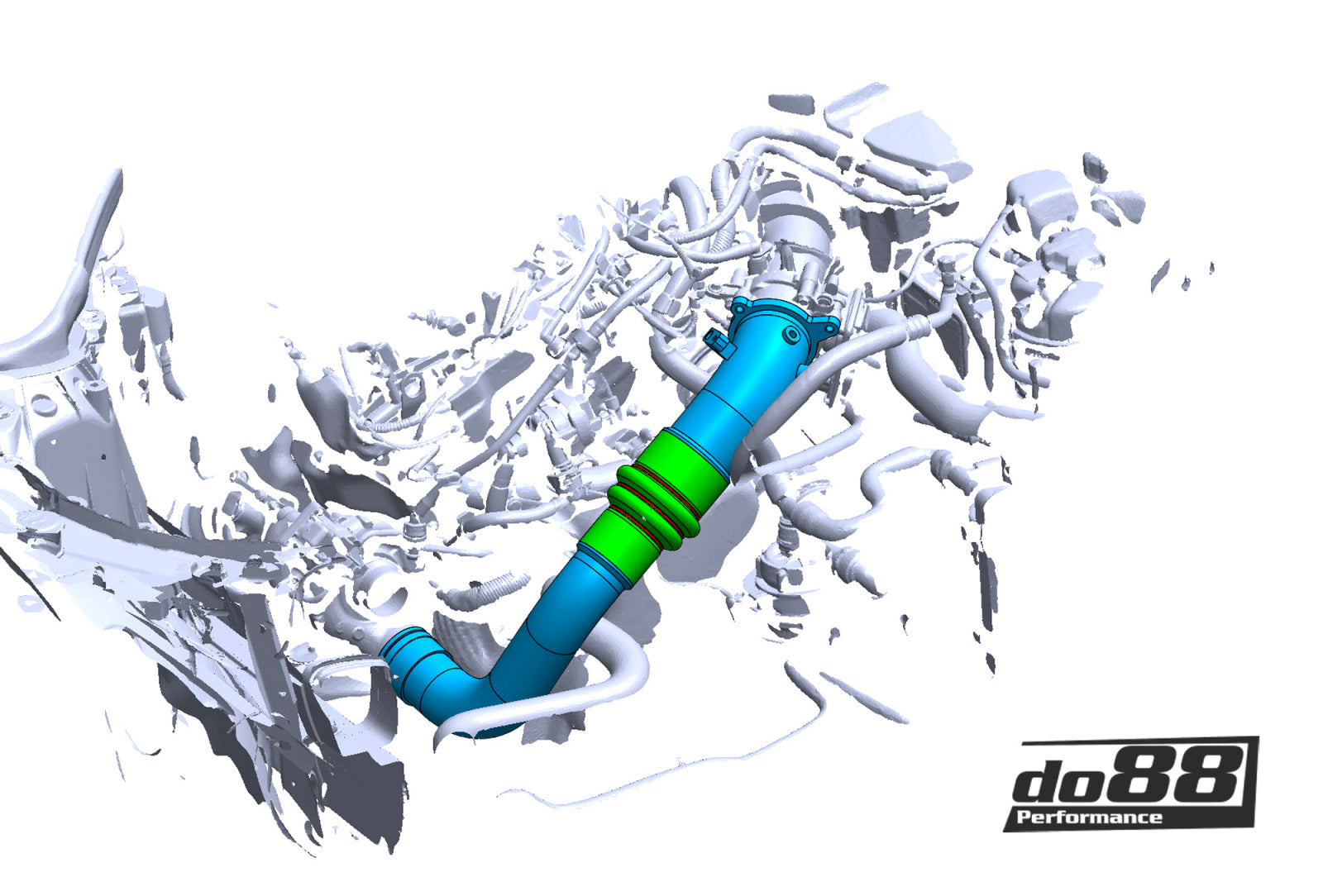 do88 Charge pipe, BMW F & G-Serie B48 B46-Performance-Silicon Valley Bimmer