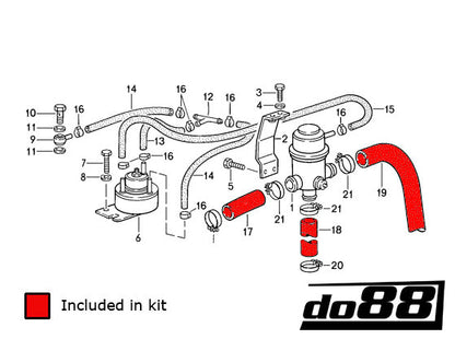 do88 Porsche 930 Turbo Air injection hoses-Performance-Silicon Valley Bimmer