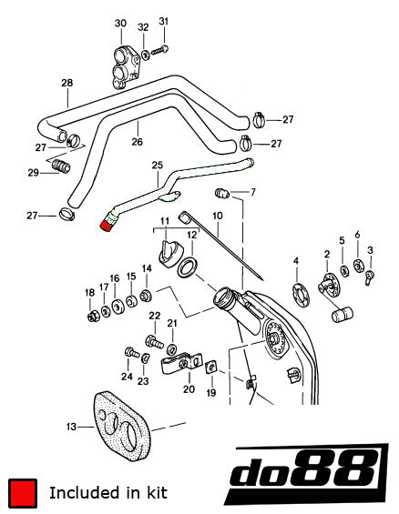 do88 Porsche 930 Turbo Oil hoses-Performance-Silicon Valley Bimmer