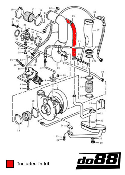 do88 Porsche 930 Turbo Oil hoses-Performance-Silicon Valley Bimmer
