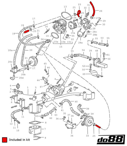 do88 Porsche 930 Turbo Vacuum hoses-Performance-Silicon Valley Bimmer